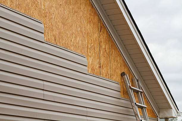 Professional Siding Repair technician working in Leicester, NC